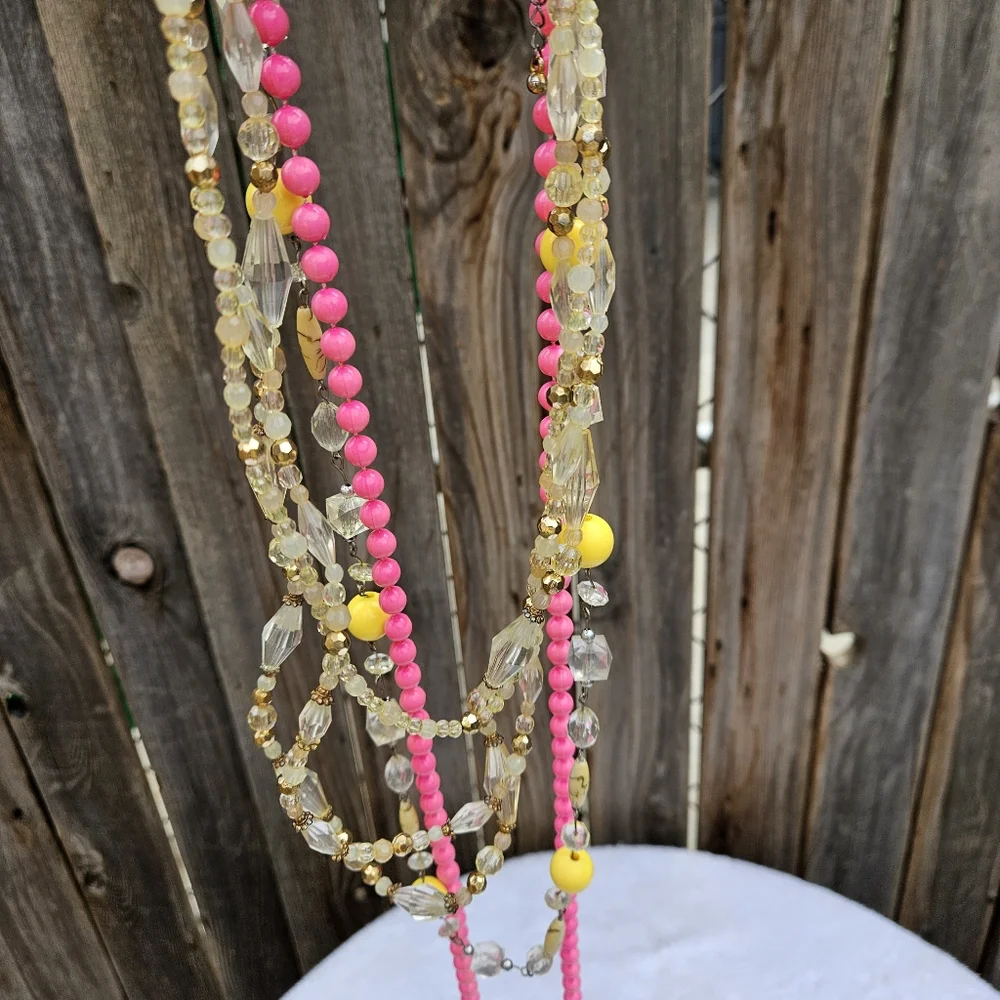 Colorful Beaded Necklace and Bracelet Set - Picture 7 of 16